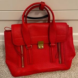 3.1 Phillip Lim Pashli Medium Satchel - Red